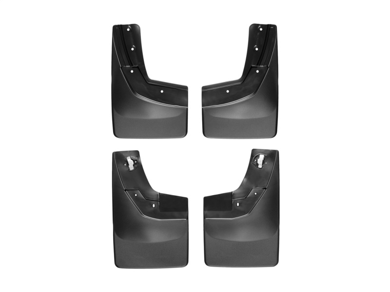Chevrolet Silverado Mud Flaps - WeatherTech - No-Drill DigitalFit - Black - `14-`27