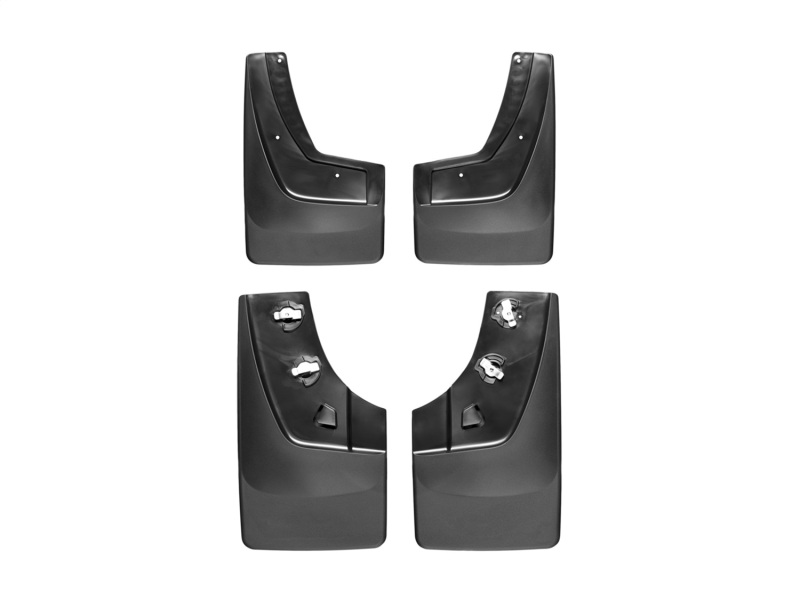 GMC Sierra Denali Mud Flap Kit - WeatherTech - No-Drill DigitalFit - Black - `14-`27