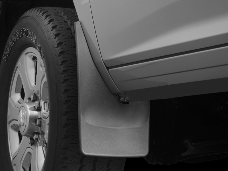 Ram 3500 Mud Flaps - WeatherTech - No-Drill DigitalFit - Black - `14-`27