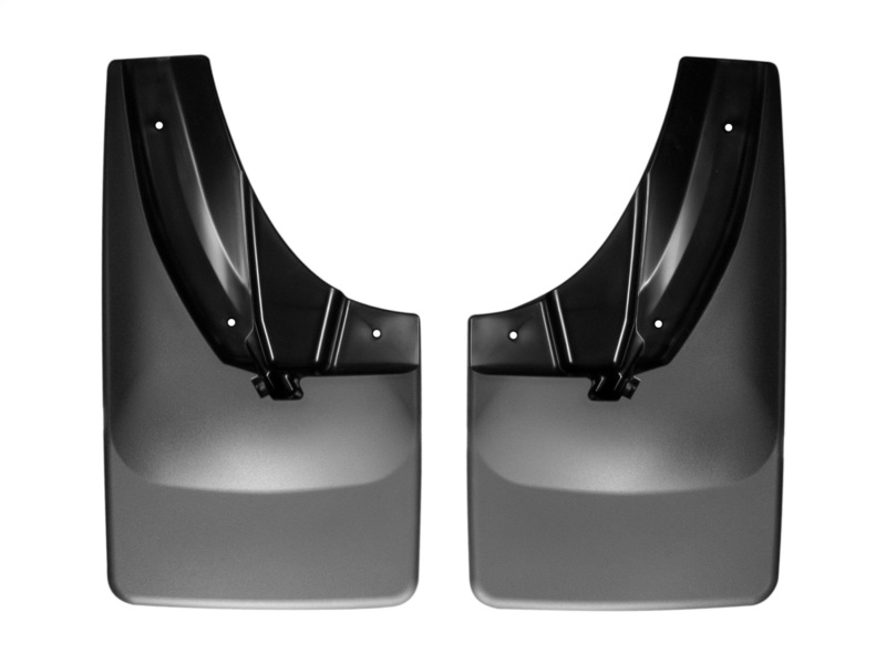 Ram 3500 Mud Flaps - WeatherTech - No-Drill DigitalFit - Black - `14-`27