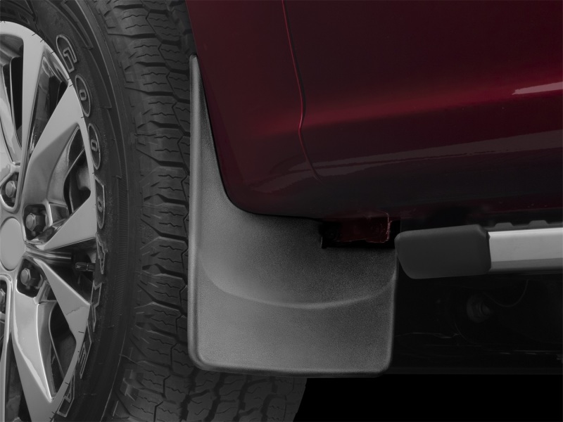 Ford F-150 Mud Flaps - Front - WeatherTech - No-Drill DigitalFit - Black - 2015