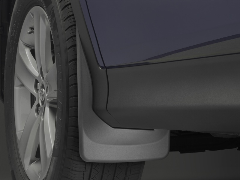 Toyota Rav4 Mud Flaps - Front - WeatherTech - No-Drill DigitalFit - Black - `13-`27