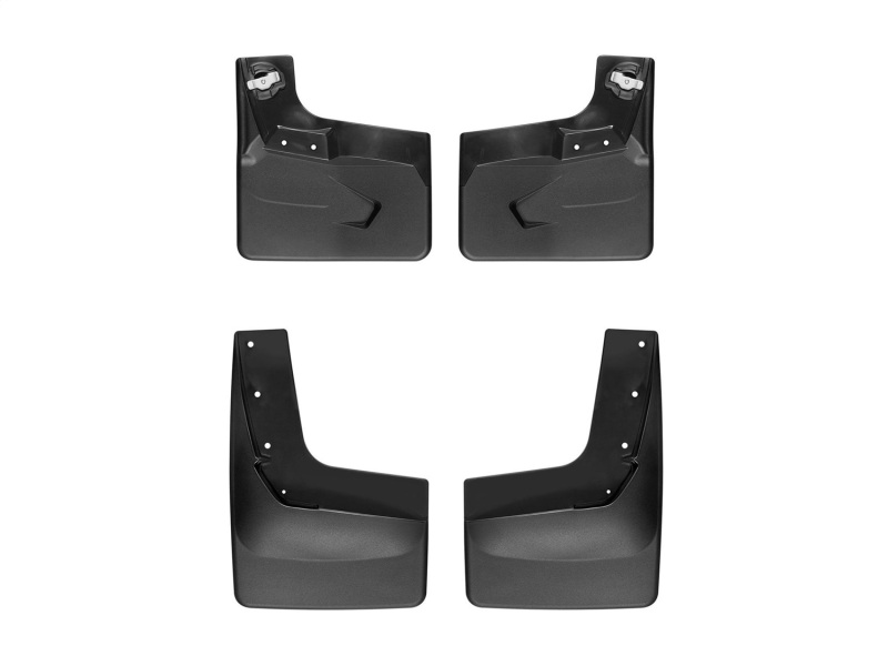 Ford Expedition Mud Flaps - WeatherTech - No-Drill DigitalFit - Black - `18-`27