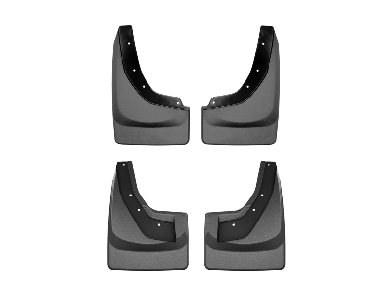 Dodge RAM 1500 Mud Flaps - Front + Rear - WeatherTech - No-Drill DigitalFit - Black - `25-`26