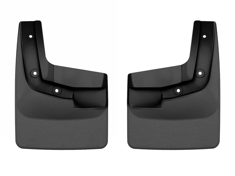 Ford Ranger MudFlaps - Front - WeatherTech - No-Drill DigitalFit - Black - 2024+