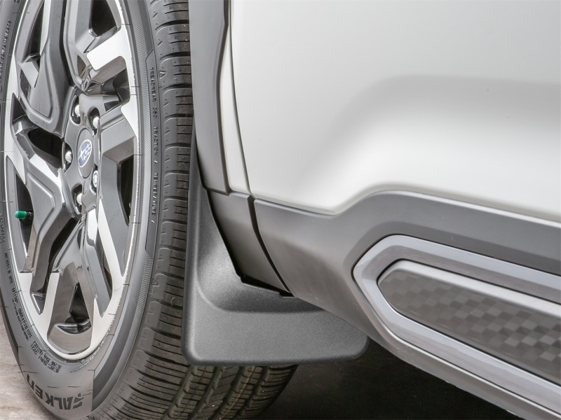 Subaru Forester Mud Flaps - WeatherTech - No-Drill DigitalFit QuickTurn - Black - `25-`27