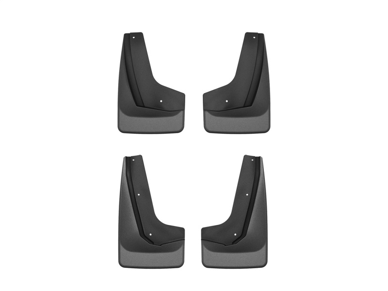 Chevrolet Equinox Mudflaps - Front + Rear - WeatherTech - No-Drill DigitalFit - Black - `25-`26