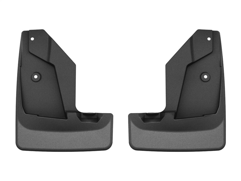 Mazda CX-90 Mudflaps - Front - WeatherTech - No-Drill DigitalFit - Black - `24-`26
