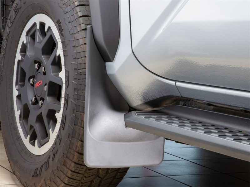 Toyota 4Runner Mudflaps - Front - WeatherTech - No-Drill DigitalFit - Black - `25-`26