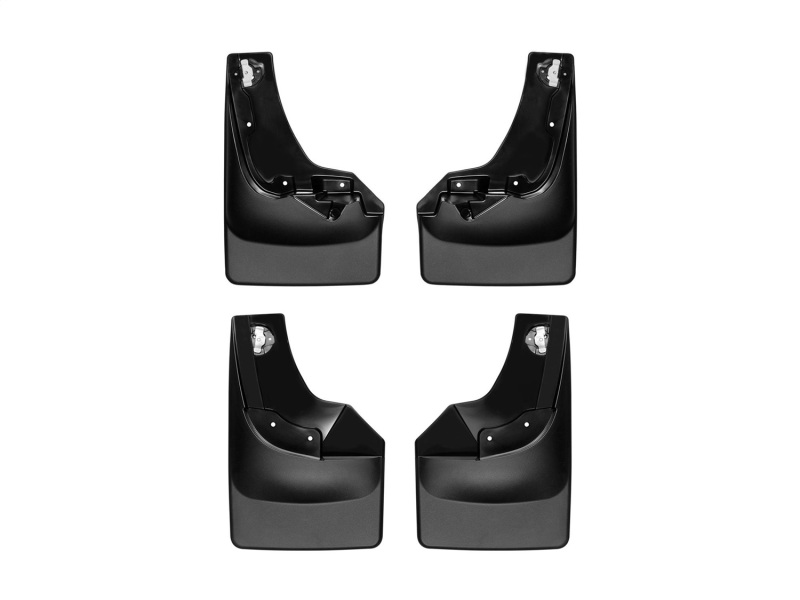 Chevrolet Equinox EV Mudflaps - Front + Rear - WeatherTech - No-Drill DigitalFit - Black - `24-`26