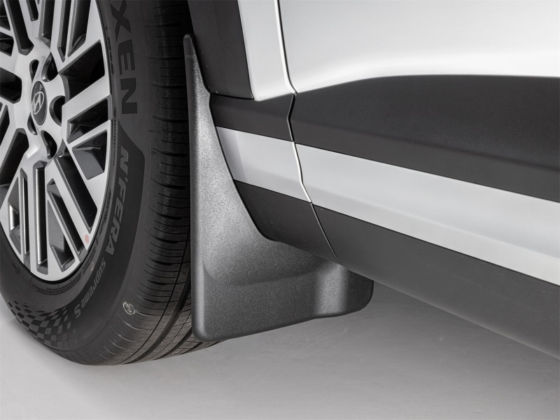 Hyundai Palisade Mudflaps - Front - WeatherTech - No-Drill DigitalFit - Black - 2026+