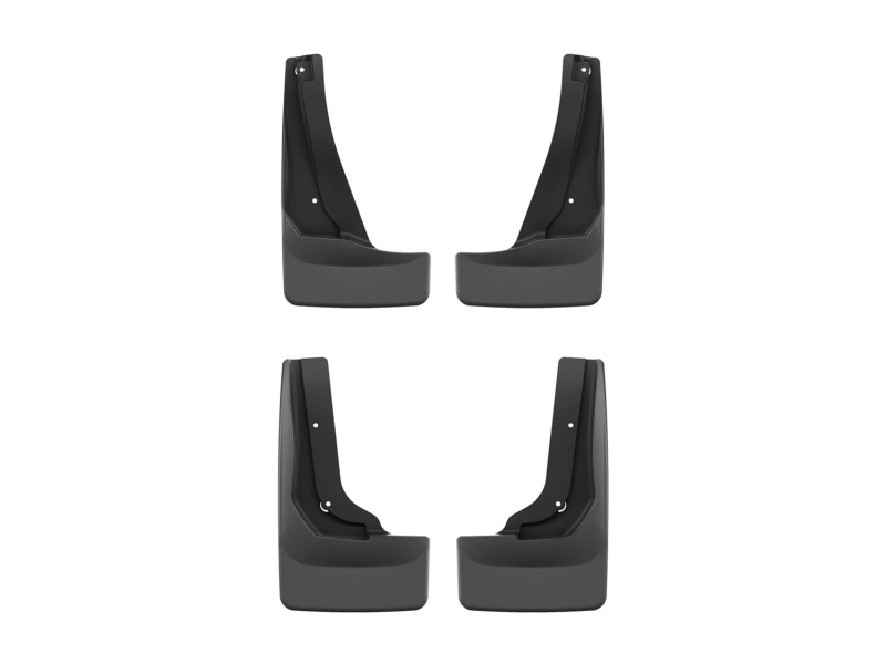 Volkswagen Tiguan Mud Flaps - Front + Rear - WeatherTech - No-Drill DigitalFit - Black - `25-`26