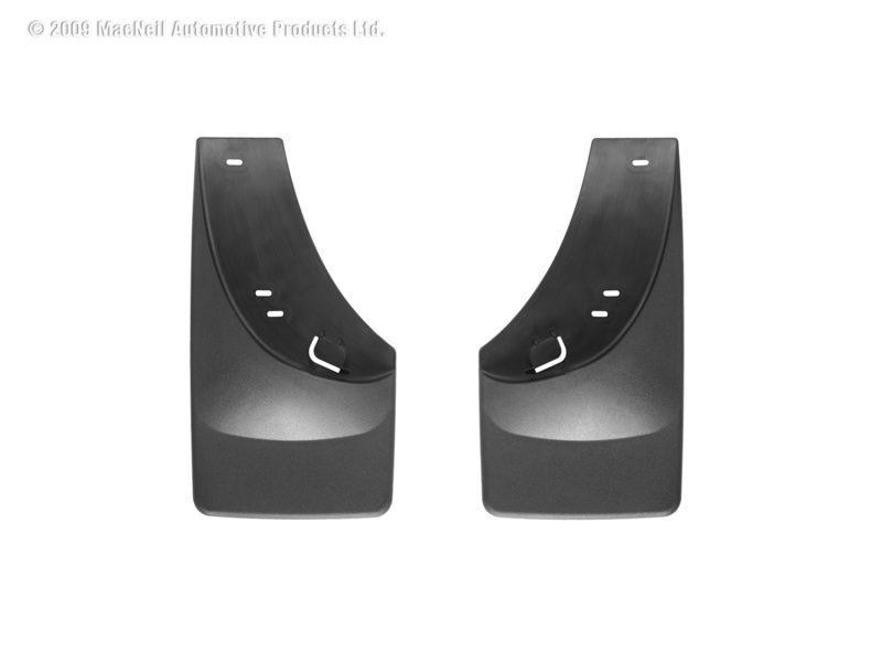Chevrolet Silverado Classic Mud Flaps - WeatherTech - No-Drill DigitalFit - Black - 2007
