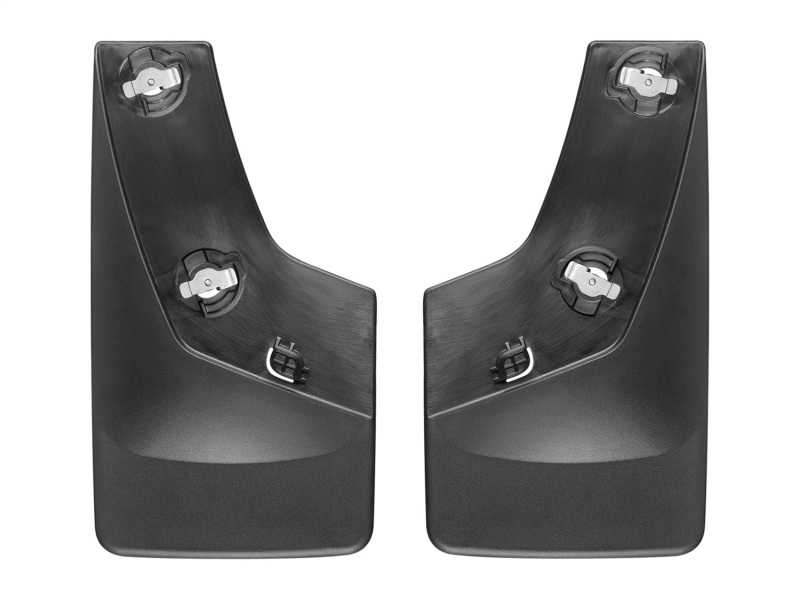 GMC Sierra Mud Flaps - WeatherTech - No-Drill DigitalFit - Black - `07-`13