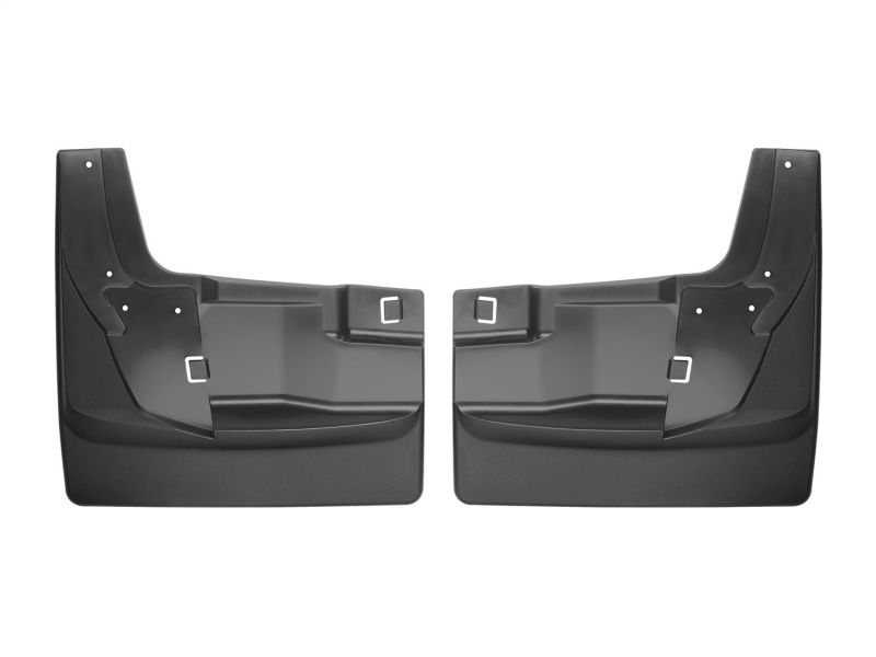 Dodge Ram 3500 Mud Flaps - WeatherTech - No-Drill DigitalFit® - Black - `19-`27