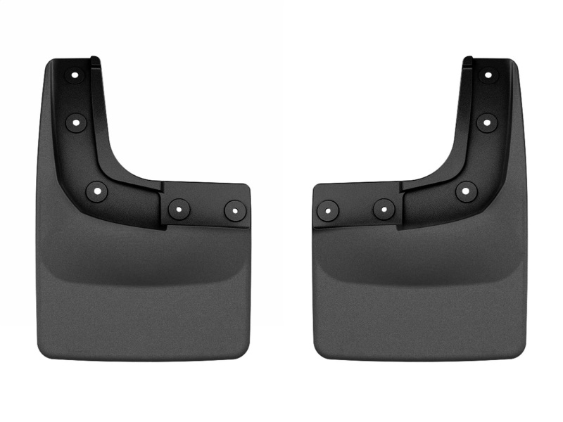 Ford Ranger Mud Flaps - Rear - WeatherTech - No-Drill DigitalFit - Black - 2024+