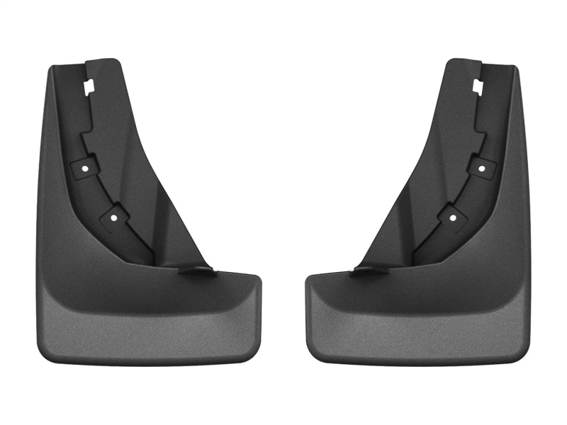 Nissan Rogue Mudflaps - Rear - WeatherTech - No-Drill DigitalFit - Black - `24-`26