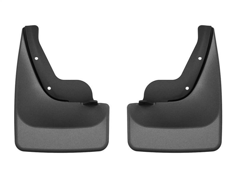 Hyundai Kona Mud Flaps - Rear - WeatherTech - No-Drill DigitalFit - Black - `24-`25