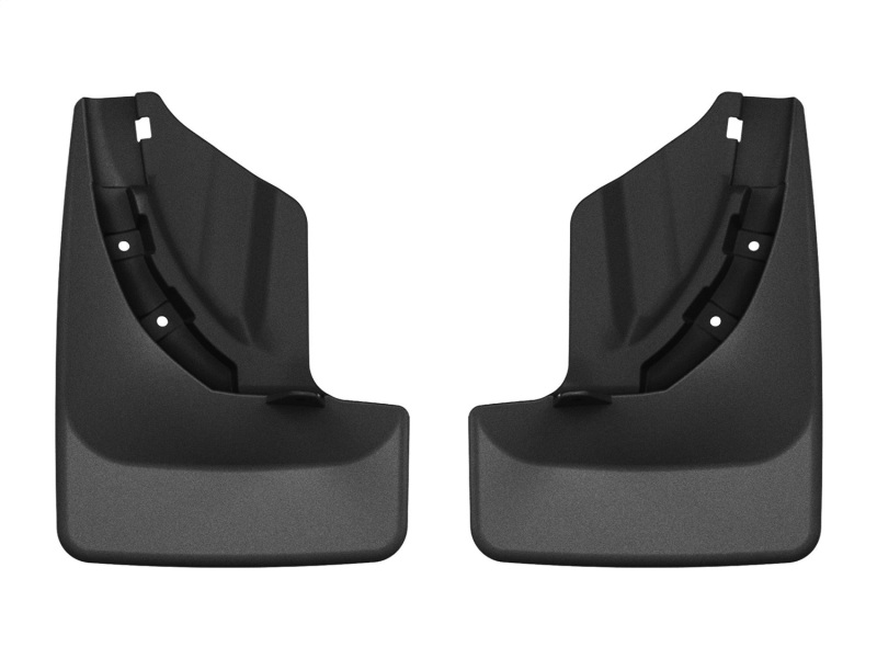 Nissan Rogue Mud Flaps - Rear - WeatherTech - No-Drill DigitalFit® - Black - `24-`26