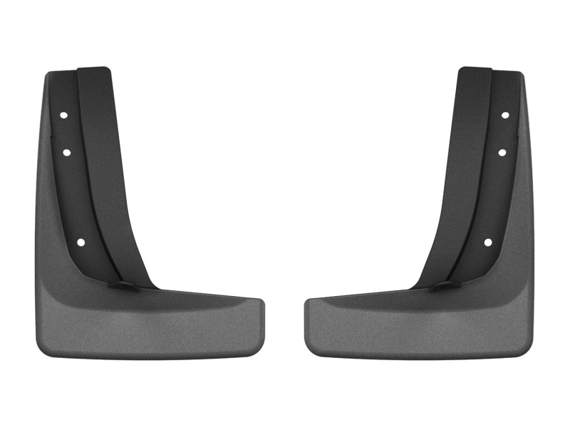 Mazda CX-90 Mud Flaps - Rear - WeatherTech - No-Drill DigitalFit - Black - `24-`26
