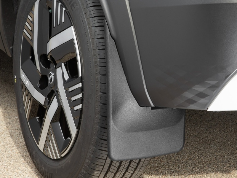 Nissan Kicks Mud Flaps - Rear - WeatherTech - No-Drill DigitalFit - Black - `25-`26