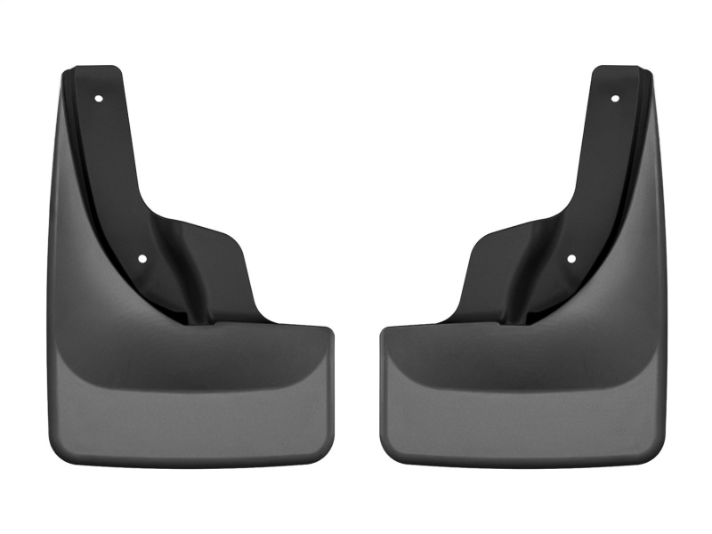 Volkswagen Taos Mudflaps - Rear - WeatherTech - No-Drill DigitalFit - Black - `21-`25