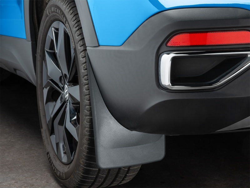 Volkswagen Taos Mudflaps - Rear - WeatherTech - No-Drill DigitalFit - Black - `21-`25