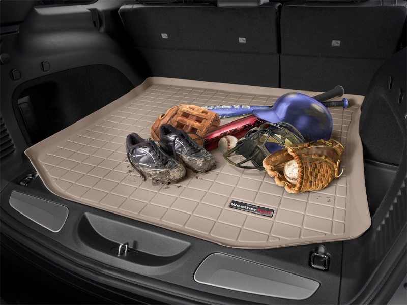 Toyota Sequoia Cargo Liner - Trunk - WeatherTech - w/Bumper Protector - Black - `23-`26