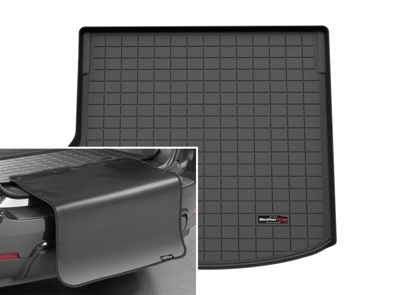 Chevrolet Equinox Cargo Liner - WeatherTech - Behind 3rd Row w/Bumper Protector - Black - `24-`25