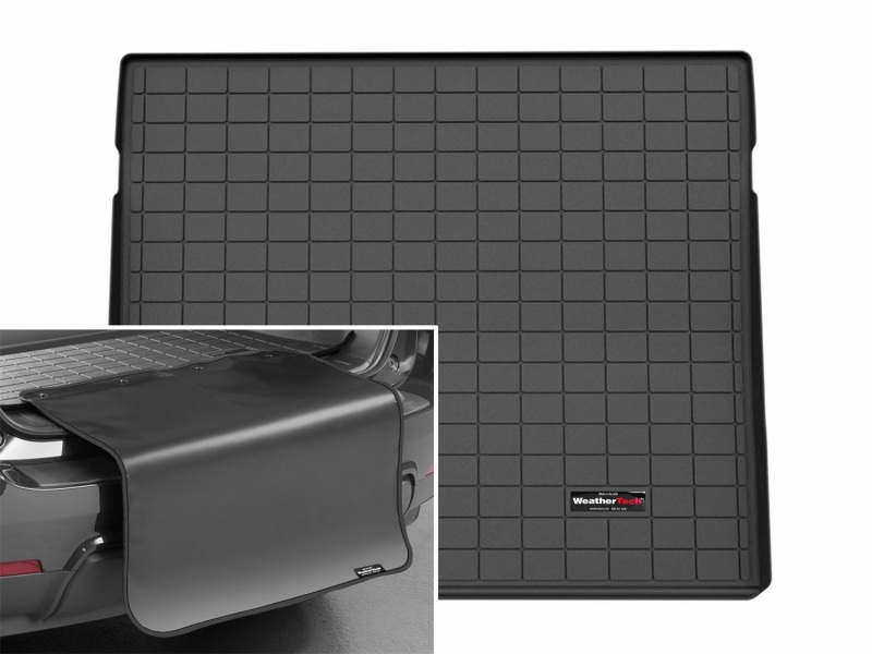 Porsche Macan Cargo Liner with Bumper Protector - WeatherTech - Black - `24-`26