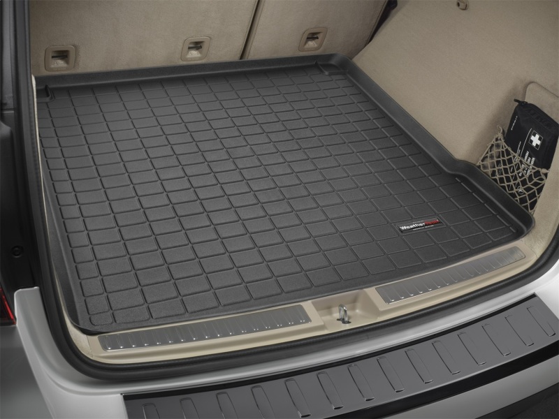 Mercedes-Benz ML-Class Cargo Liner - Behind 2nd Row Seating - WeatherTech - Raised Lip, Textured Finish - Black - `12-`27