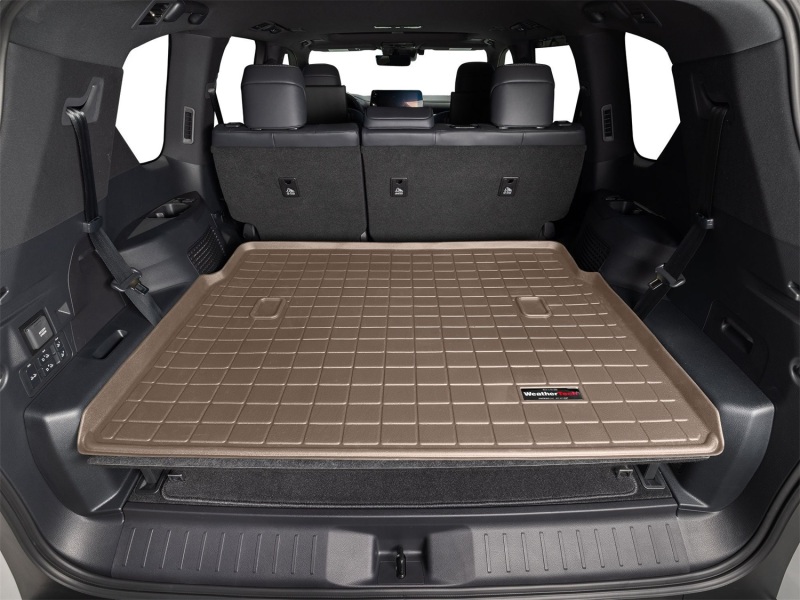 Lexus LX Hybrid Cargo Liner - Behind 2nd Row Seating - WeatherTech - Tan - 2025+