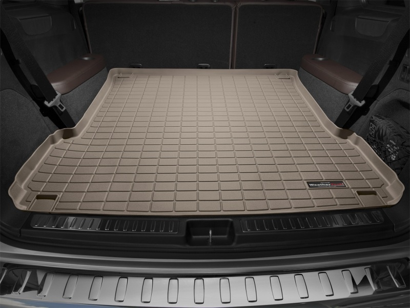 Mercedes-Benz GL-Class Cargo Liner - Behind 2nd Row Seating - WeatherTech - Raised Lip - Tan - `13-`27
