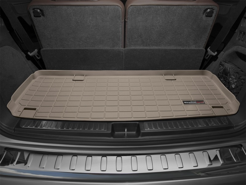 Mercedes-Benz GL-Class Cargo Liner - WeatherTech - Raised Lip, Textured Finish - Tan - `13-`27