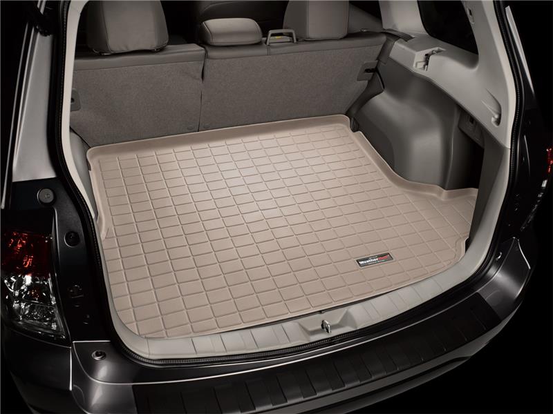 Mercedes-Benz E-Class Cargo Liner - Behind 2nd Row Seating - WeatherTech - Raised Lip, Textured Finish - Tan - `16-`27
