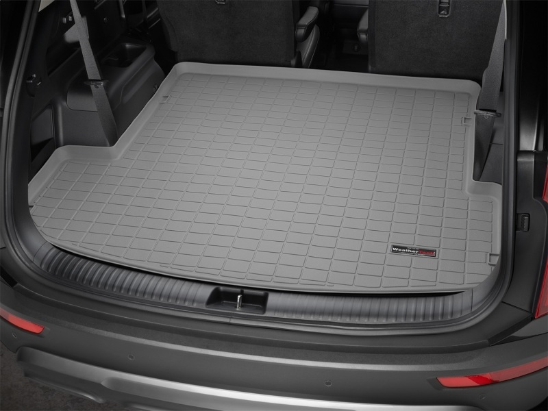 Kia Telluride Cargo Liner - WeatherTech - Raised Lip - Grey - `20-`27