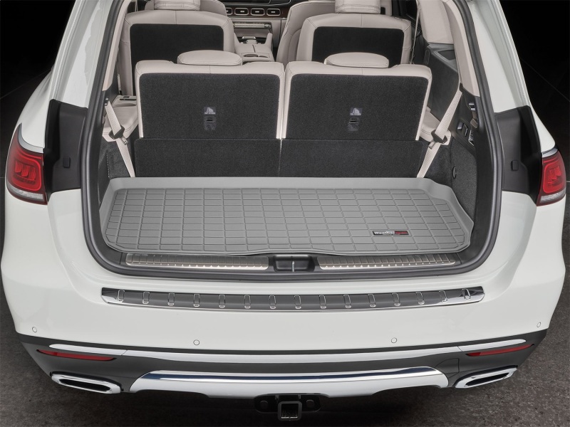 Mercedes-Benz GLS-Class Cargo Liner - WeatherTech - Raised Lip, Textured Finish - Grey - `20-`27