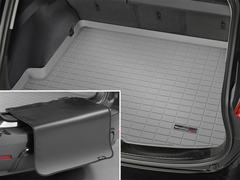 Porsche Panamera Cargo Liner - Trunk - WeatherTech - With Bumper Protector - Grey - `24-`26
