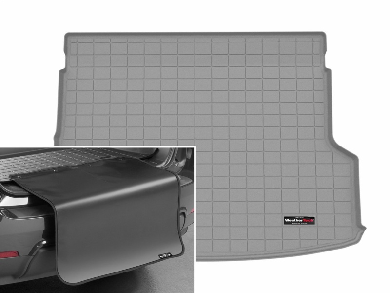 Subaru Forester Hybrid Cargo Liner w/Bumper Protector - WeatherTech - Grey - `25-`26