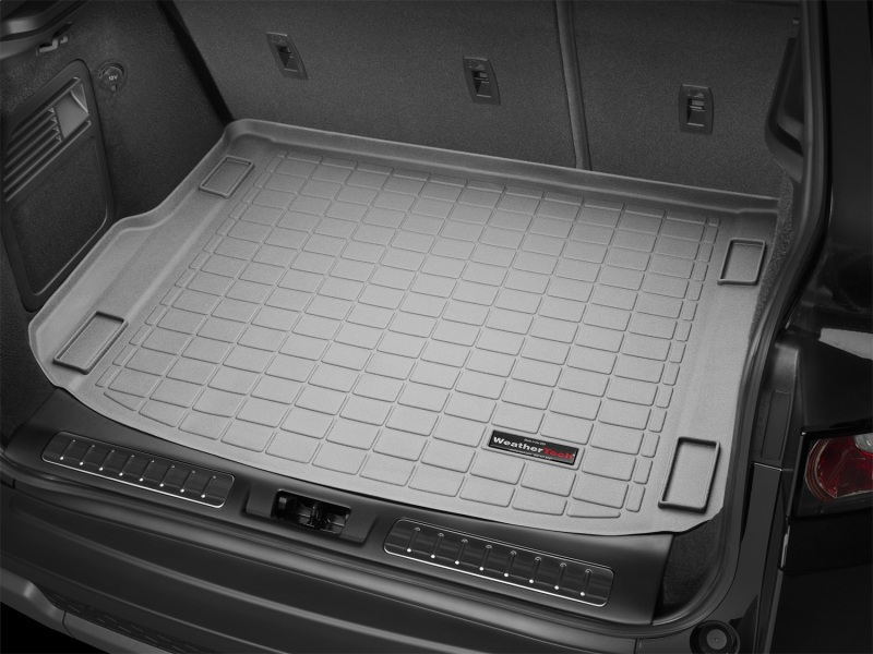 Land Rover Range Rover Evoque Cargo Liner - Cargo Area - WeatherTech - Behind 2nd Row Seating; Trim-to-Fit for Optional Rail Cargo System - Grey - `12-`27