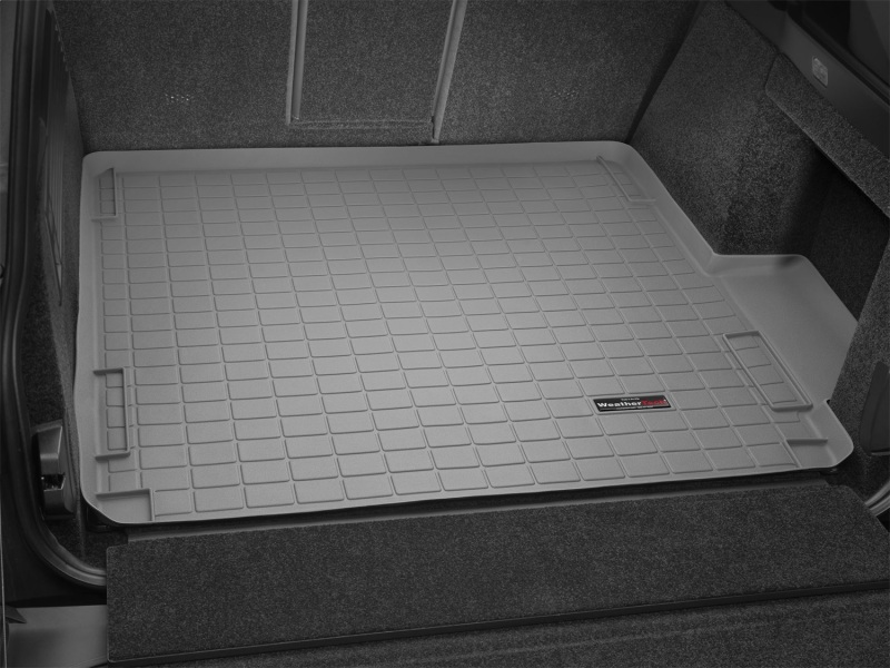 Land Rover Range Rover Cargo Liner - Rear - WeatherTech - Behind 2nd Row; Textured Finish; Raised Lip; TPO Material; Requires Trim for Optional Cargo Rail System - Grey - `13-`27