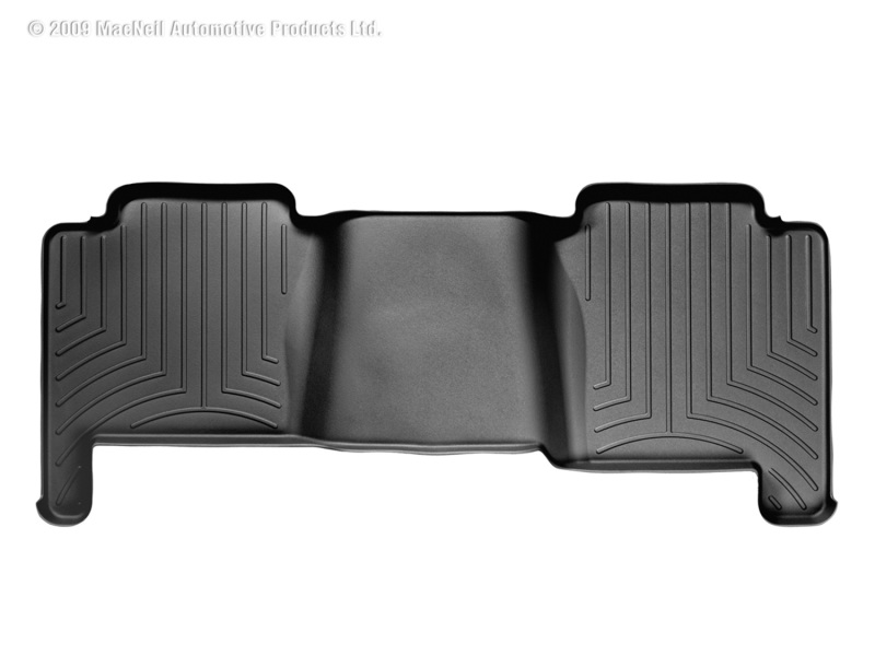 Ford F150 Super Crew FloorLiner - Rear - WeatherTech - DigitalFit - Black - `04-`08