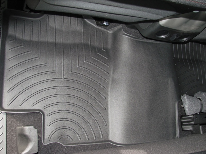 Ford F150 Super Cab FloorLiner - Rear - WeatherTech - DigitalFit - Black - `04-`08
