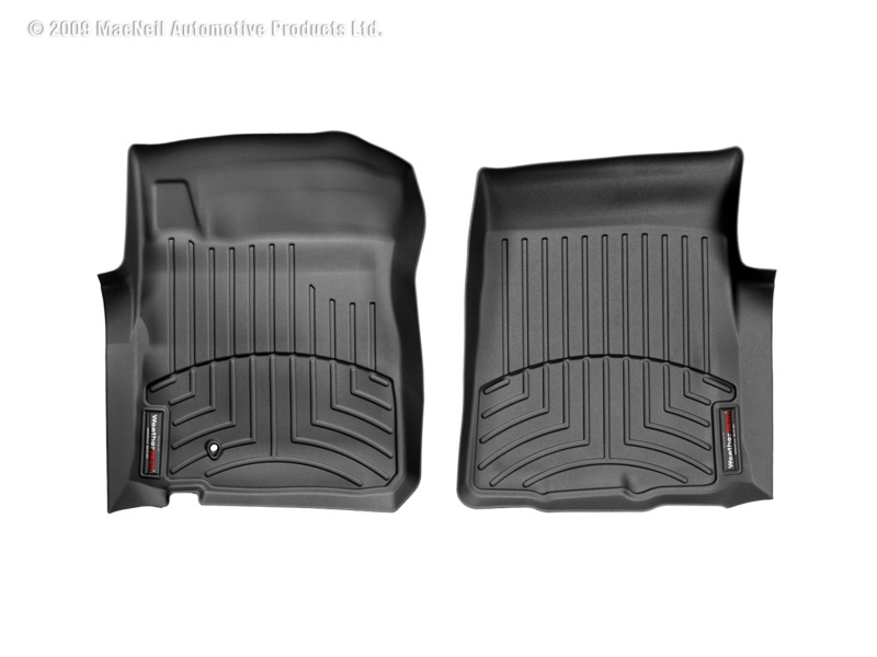 Ford F150 Super Cab FloorLiner - Front - WeatherTech - DigitalFit - Black - `97-`02