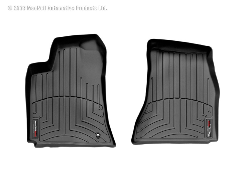 Dodge Magnum FloorLiner - Front - WeatherTech - DigitalFit - Black - `05-`08