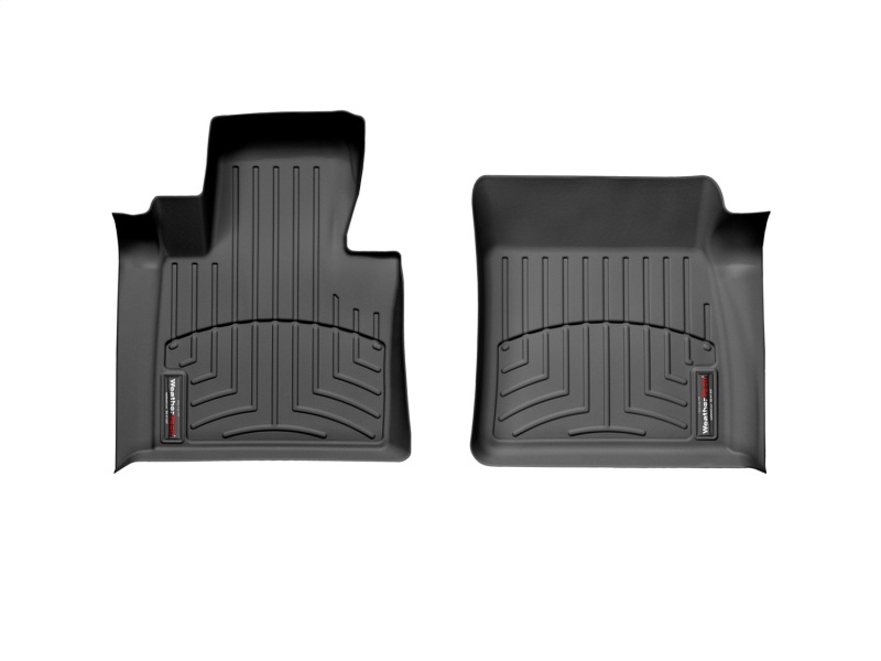 Land Rover Range Rover Floor Liners - Front - WeatherTech - FloorLiner DigitalFit - Black - `03-`09