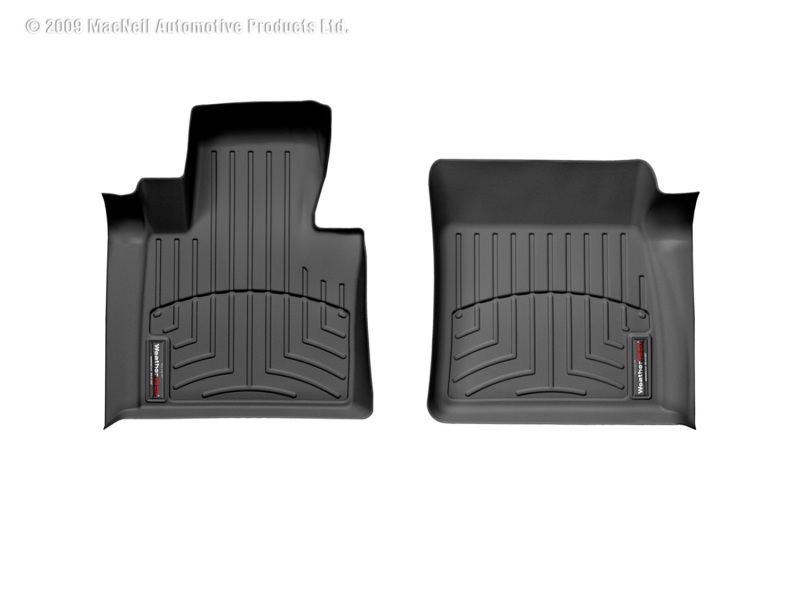 Land Rover Range Rover Floor Liners - Front - WeatherTech - FloorLiner DigitalFit - Black - `03-`09