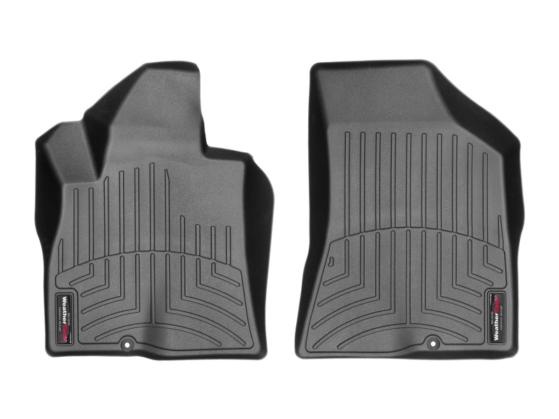 Hyundai Santa Fe Floor Liner - Front - WeatherTech - DigitalFit - Black - `07-`09