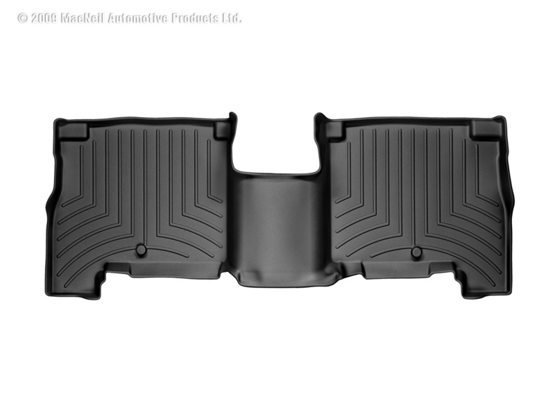 Hyundai Santa Fe FloorLiner - Rear - WeatherTech - DigitalFit - Black - `07-`12