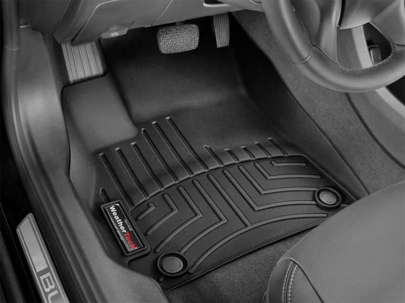 Buick LaCrosse FloorLiner - Front - WeatherTech - DigitalFit - Black - `17-`27